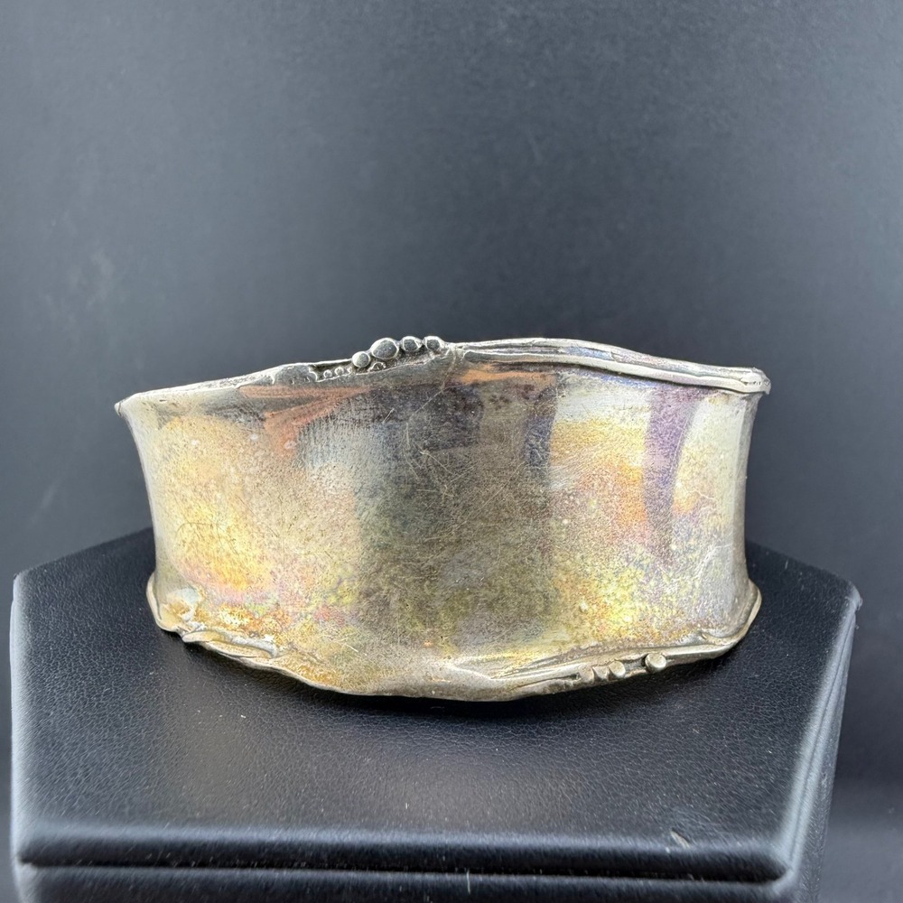 Vintage Silpada 925 Sterling Silver Wide Cuff Bracelet 7"